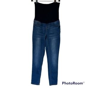 Blue Savvy Maternity Skinny Jeans Size Medium